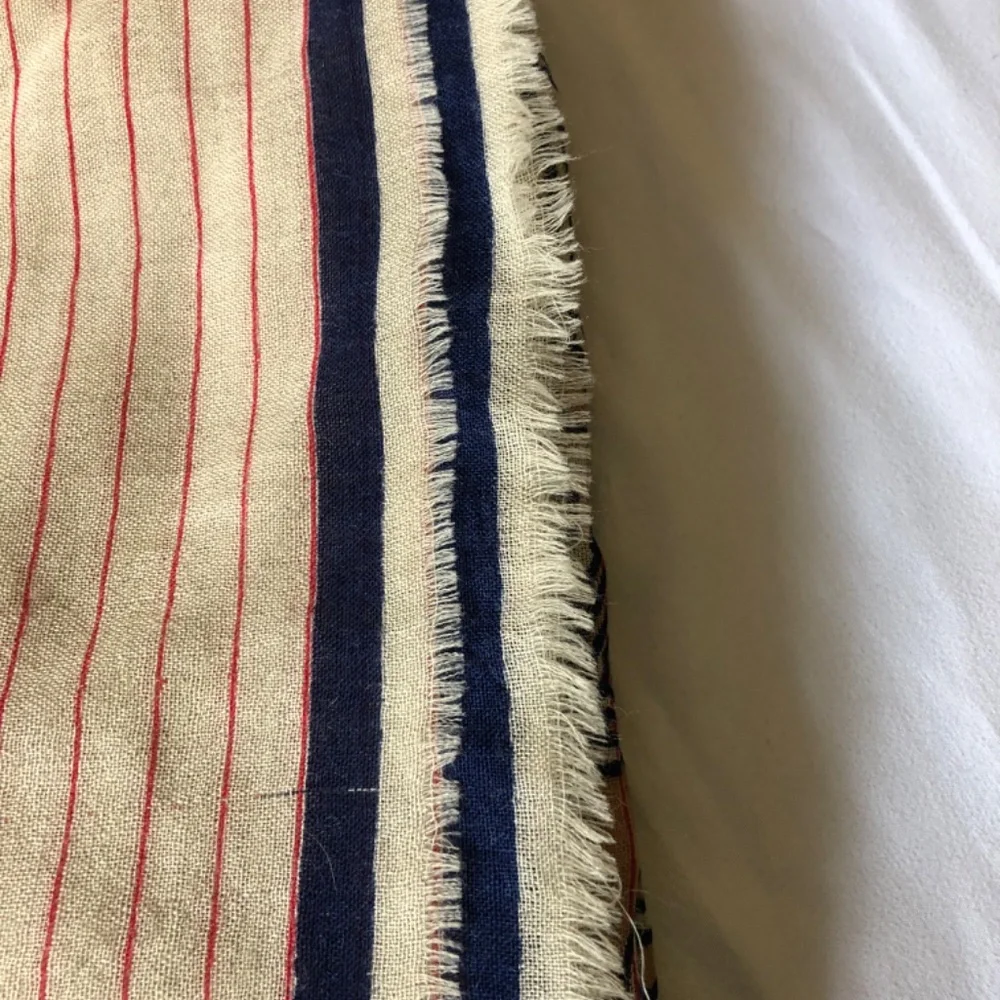 Vintage Christian Dior Scarf - Tan/Blue